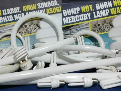 The EcoWaste Coalition reminds Brigada Eskwela participants to safely manage busted fluorescent lamps to prevent mercury vapor from contaminating the air and harming human health.